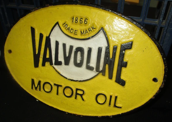 Find & Bid On Cast Iron Adv. Plaque - Now For Sale At Auction