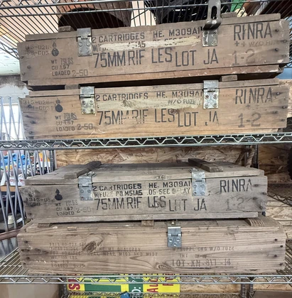 Find & Bid On WWII Ammo Ship Crates - Now For Sale At Auction