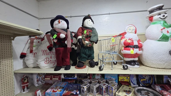 Item Up For Bidding At Auction - New & Vintage Christmas Decor, Glass ...