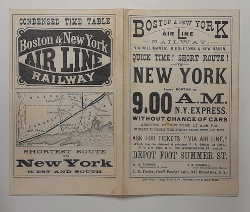 Find & Bid On Boston & New York Air Line Railway - Now For Sale At Auction