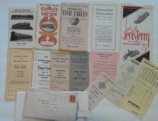 Find & Bid On 50 Canada Transportation Folders - Now For Sale At Auction