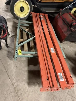 Find & Bid On Lot# 22 - Heavy duty pallet rack, one se - Now For Sale ...